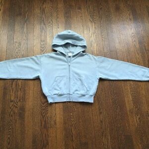 Aritzia TNA Cropped Zip-Up Hoodie